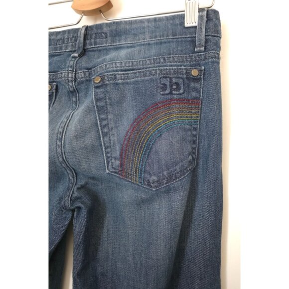 Joe's Provocateur Bootcut Stretch Blue Denim Mid-Rise Jeans Women's Sz 27 - Picture 4 of 6